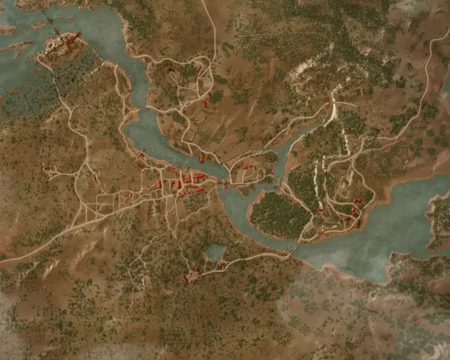 White Orchard map from The Witcher 3